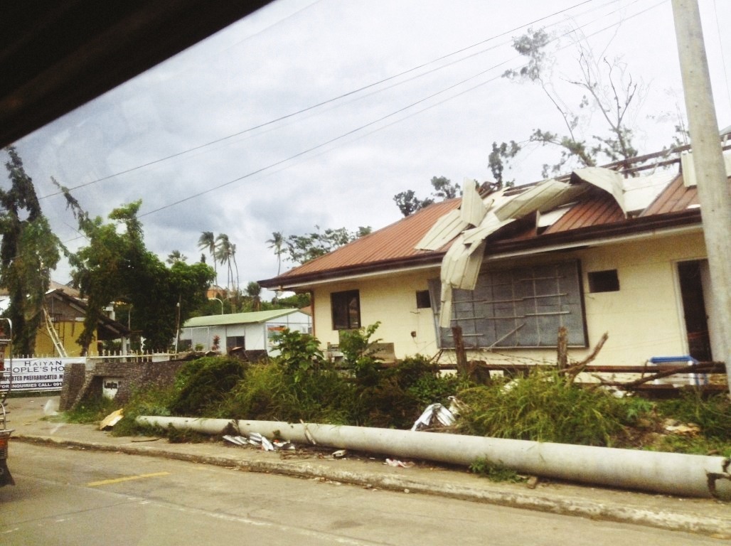 buildings near leyte park hotel tacloban city after typhoon yolanda