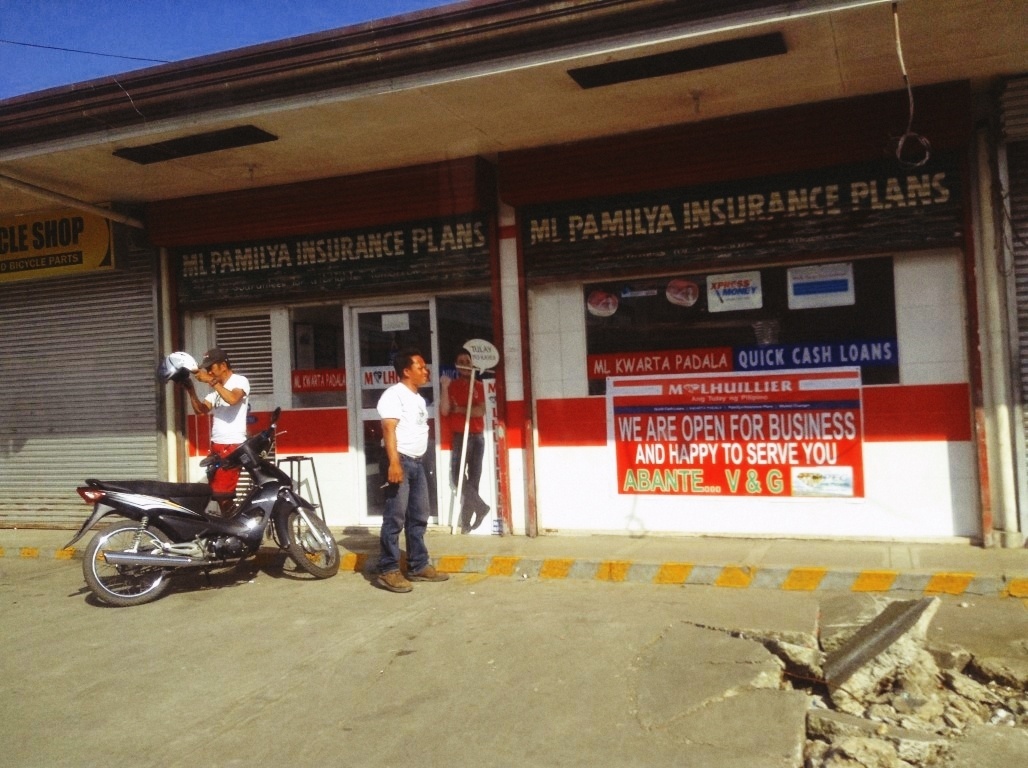 mlhuillier in v&g subdivision after typhoon yolanda