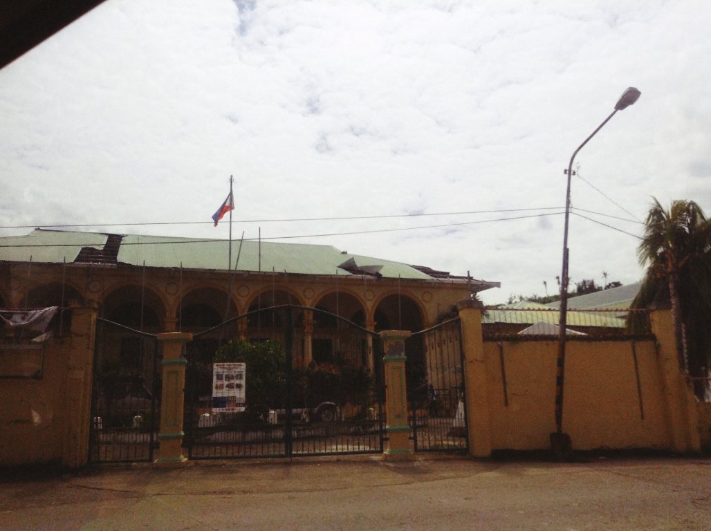 Leyte National high school in tacloban city after typhoon yolanda