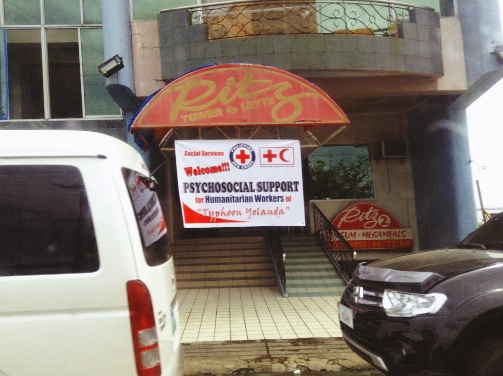 Ritz tower de leyte in tacloban city after typhoon yolanda