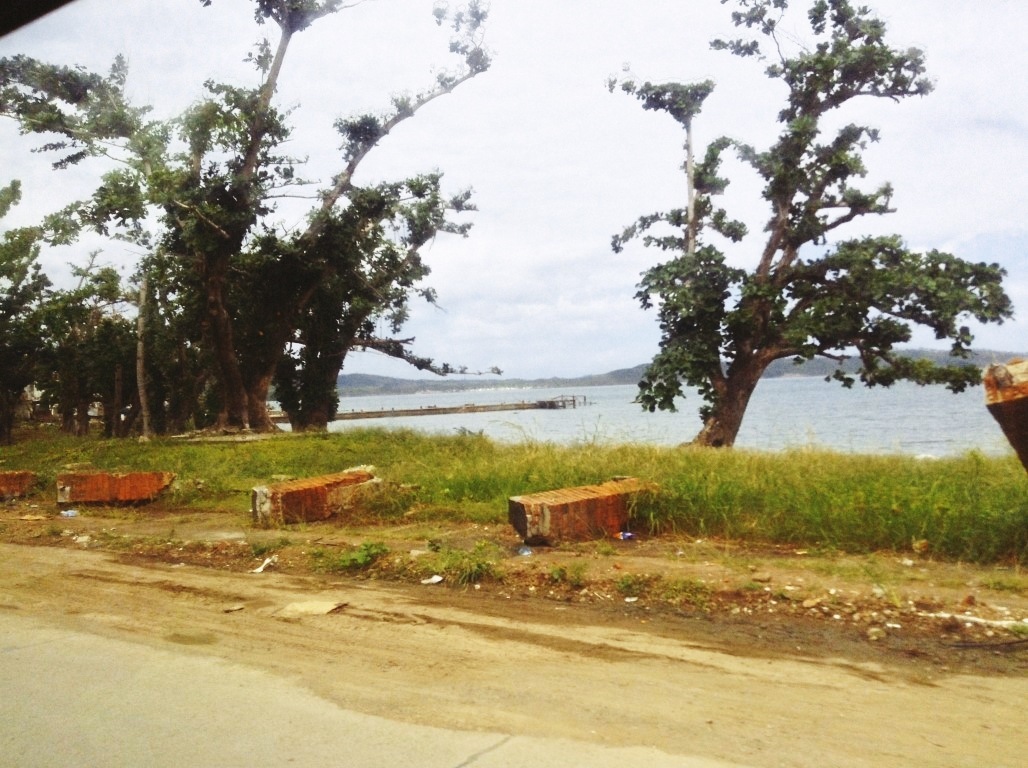 San pedro Bay Tacloban City after typhoon yolanda