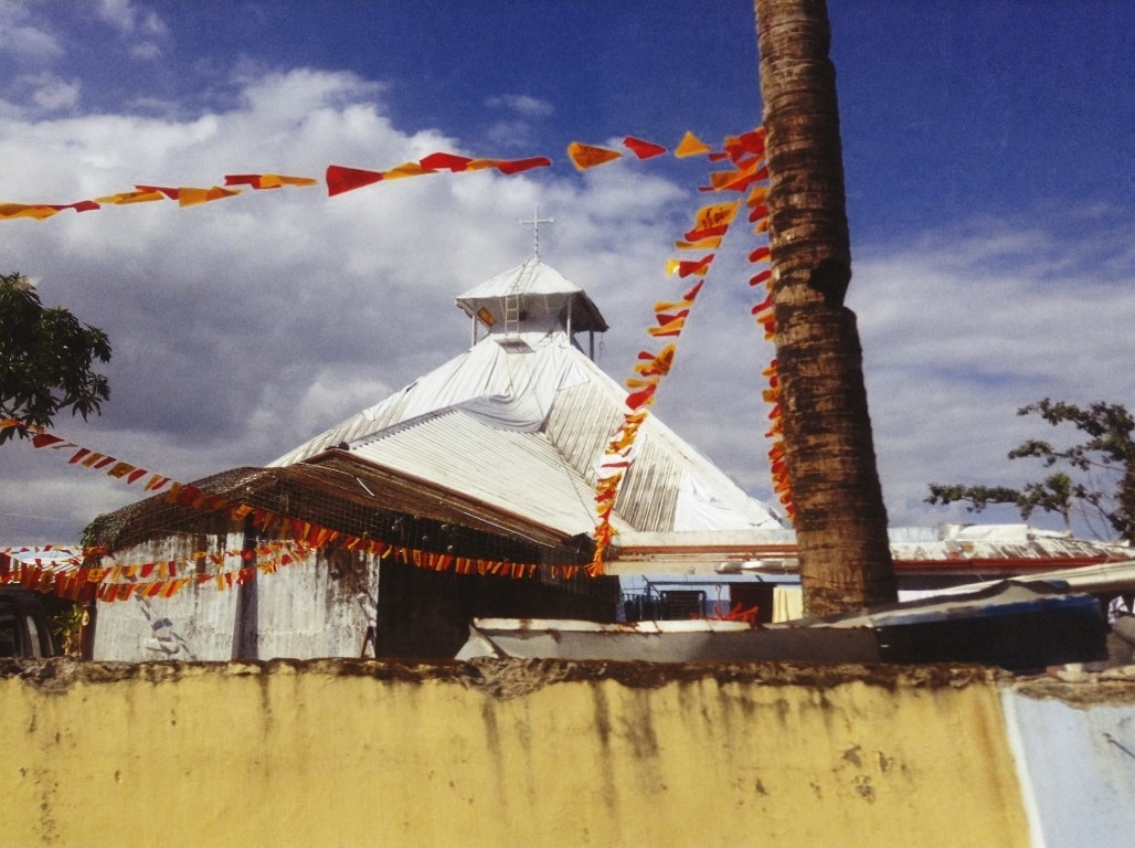 damage in V&G Church in Tacloban City after typhoon Yolanda