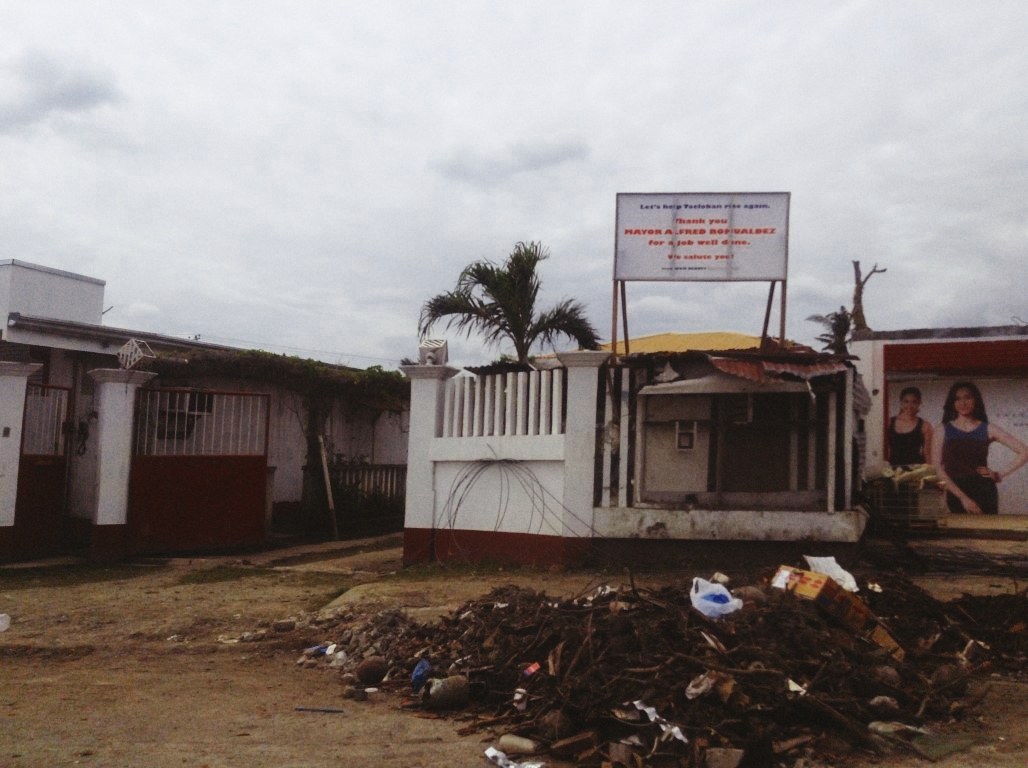 an waray office in tacloban city after typhoon yolanda