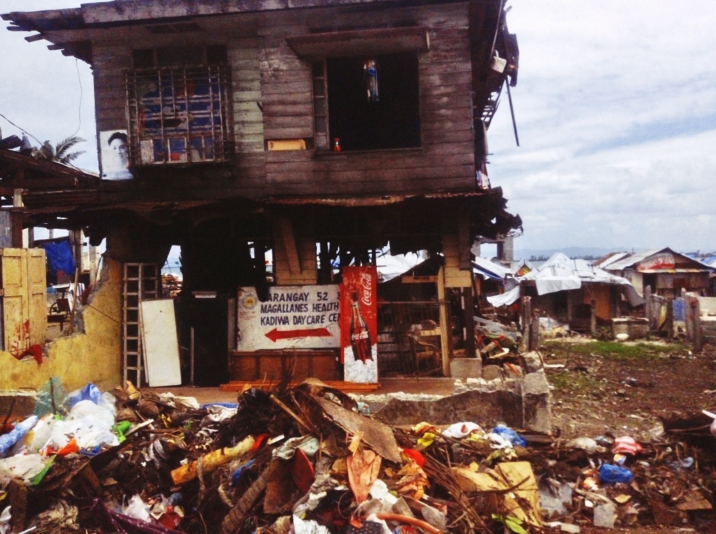 barangay 52 magallanes in tacloban city after typhoon yolanda