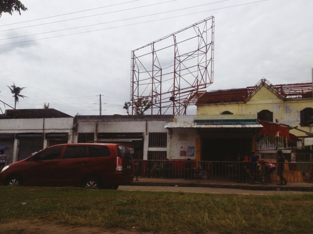 coca cola area in tacloban city after typhoon yolanda